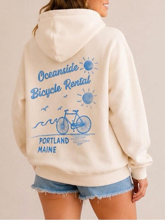 Altar'd State Jackets & Blazers - NEW Altar’d State Coastal Oceanside Portland Maine Hoodie Sweatshirt Size Small